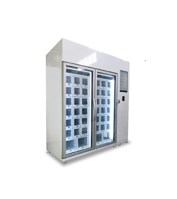 Frozen Meat Vending Machine With Cooling System Touch Screen Card Reader