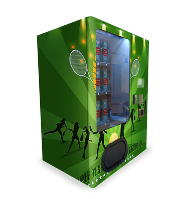Mini Tennis Vending Machine Supports Card Readers And Cash Payment Systems