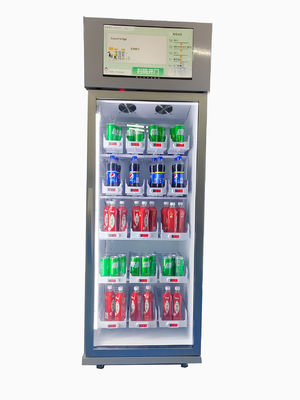 Gym Vending Machine to Sell Energy Drink Fresh Fruit Refrigerator Vending With Card Reader