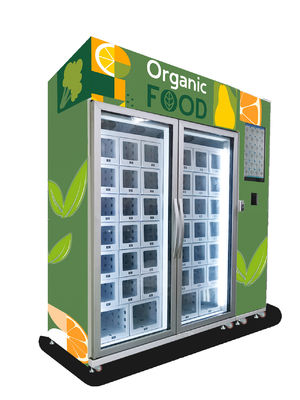 CE Locker Fruit Vending Machine Flower Micron Smart Vending Machine With Cooling System