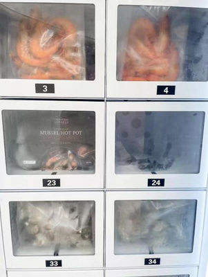 Efficient R290 Refrigerant Seafood Vending Machine For Fresh