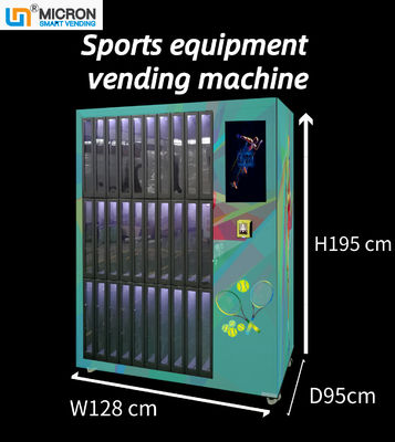 Large Capacity Touch Screen Tennis Sport Locker Vending Machine With Intelligent System