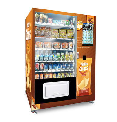 Self Service Snack Beverage 662 Cold Drinks Vending Machine with Telemetry Elevator Infrared