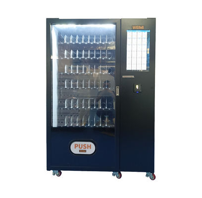Micron Black Style Snack Drink Vending Machine 662 Capacity For European Market