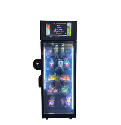 240V Smart Fridge for snack cold drink Vending Machine with nayax card reader