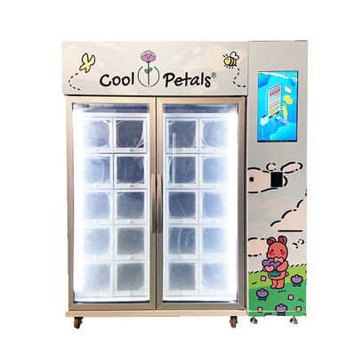 Micron Commercial 24/7 Self Service Cooling Fresh Bouquet Flower Vending Machine In Unmanned Retail Store
