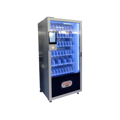 Customize Color Snack Food Vending Machine With Touch Screen 10 Inch And MDB / RS232 Protocol