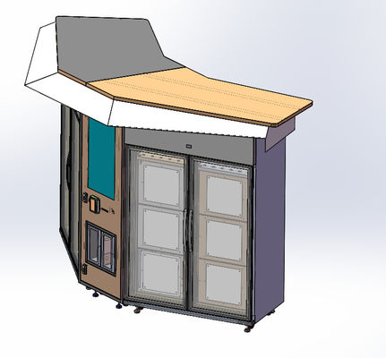 Customizable Locker Flower Vending Machine High Standards