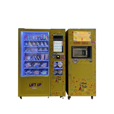 Healthy Foods Machine With Microwave For Hot Food Ready To Eat Meals Prep Vending Machine