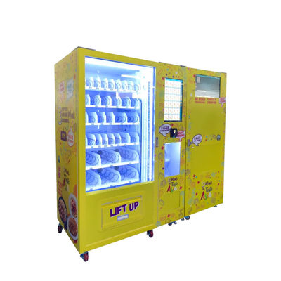 24/7 Fresh Hot Bento Machine With Microwave For Ready Meals Prep Food Vending Machine