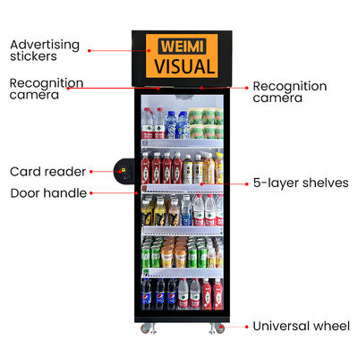 Upgrade Your Vending Experience With 180KG AI-Powered Food Vending Machine And Advanced Technology