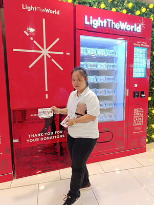 24V Electric Heating Defogging Glass Door And Locker Goods Slots Giving Machine