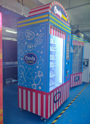 Age Verification System Snack Food Vending Machine For Airports And Railway Stations W1260mm*D830mm*H1940mm