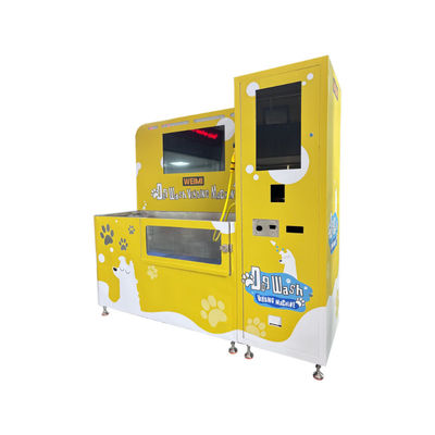 21.5 Inch Touchscreen 32 Inch LCD Screen W2000*D663*H1800 Mm Dog Wash Machine For Business