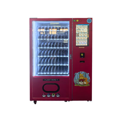 User-Friendly Trading Cards Vending Machine With 24V Electric Heating Defogging Glass Door And Credit Card Payment System