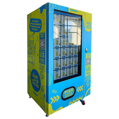55-inch Big Touch Screen Skincare Products Sephora Vending Machine With Card Reader For Advertising Promotion