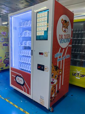 Unmanned Retail Convenience Stores Snack Food Vending Machine With Smart Promotion System