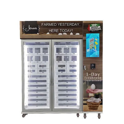 21.5 Inch Touch Screen Locker Vending Machine W166*D71*H217 Cm Optimal Egg Storage With Automated Cooling