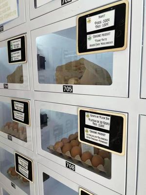 Customized Graphics Touch Screen Locker Vending Machine With 21.5 Inch Display And Convenient Card Payment System