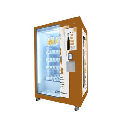 White Black Or Custom Color And Sticker ID Card Payment System Beer Vending Machine