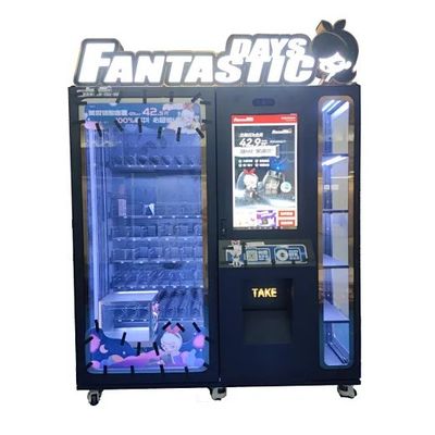 7 Floors* 12 Slots Capacity Toy Vending Machine Strip Lights for Eye-Catching Design