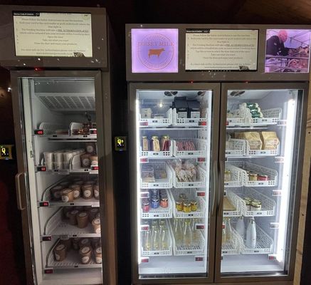 Ice Cream Vending Machine W66*D68*H198cm Simple and User-Friendly Interface