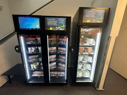 Upgrade Your Vending Experience With Smart Fridge Vending Machine And Nayax Card Reader Free Spare Parts Included