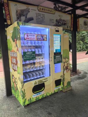 Convenient Metal Frame Animal Feed Vending Machine For High Capacity And Dependable Refills
