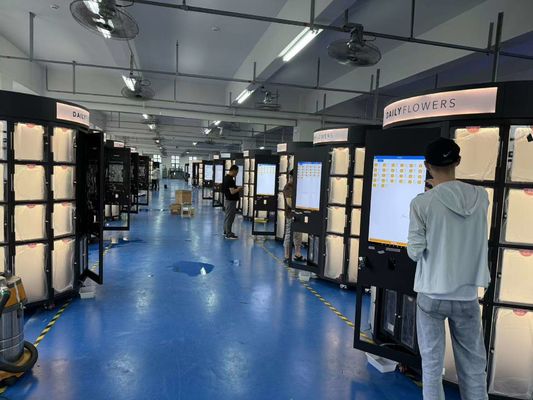 Convenient and Locker Vending Machine for Malls Durable Sheet Metal Frame 420 Kg Capacity