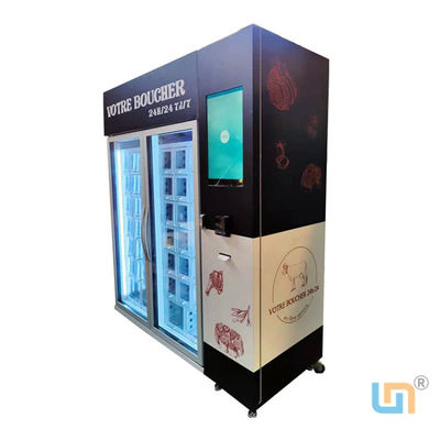 21.5 Inch Touch Screen Locker Vending Machine With Metal Frame Customizable Sticker