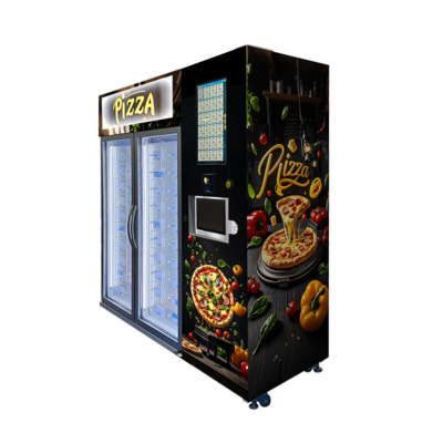 Frozen Food Vending Machine 40 Lockers -22C Refrigeration with Microwave
