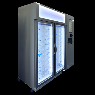 40-Locker Frozen Food Vending Machine with -22℃ Refrigeration