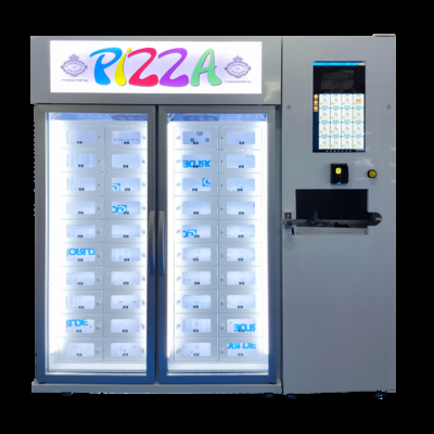 40-Locker Pizza Vending Machine with Microwave Shelf -22℃ to 20℃