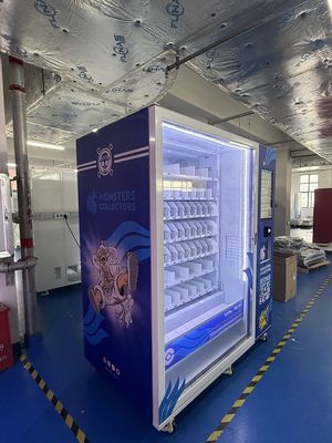 Monster Collection Vending Machine with 21.5 Inch Touch Screen 270-720 Capacity and 24V Electric Heating Defogging