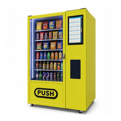 Snack Food Vending Machine Designed for Automated Retail Environments with Bulk Capacity and Interactive User Interface