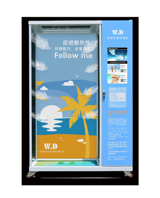 LED Lighting Sun Cream Vending Machine For Seaside Rohs Certificated
