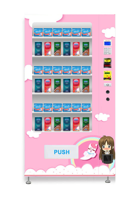Custom Hot sale Condoms And Napkin Vending Machine With Multiple Payment options