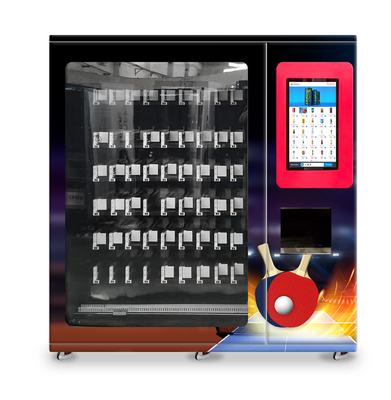 Table Tennis Vending Machine With Elevator And Adjustable Channel Width Function , Sports Gears Vending Machine, Micron