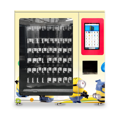 toys vending machine with x-y axis elevator and adjustable channel width function, extra-large vending machine, Micron