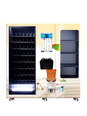Coin Payment Automatic Sunscreen Vending Machine W2020*T955*H1950mm