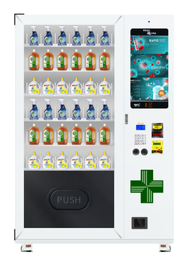 Hand Sanitizers PPE Vending Machine 22 Inch Touch Screen , Cashless Vending Machine Big Capacity