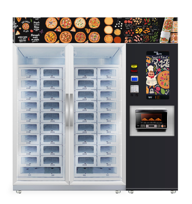 Pizza Cooling Locker Vending Machine With Microwave Micron smart vending