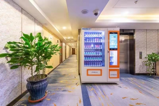 Automatic Snack Food Drinks Combo Vending Machines With LCD For Convenience Store