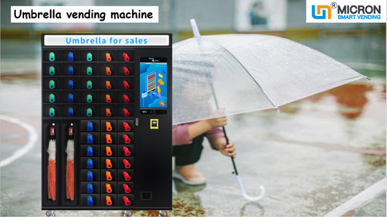 270 Umbrella Vending Machine For Metro Station Bus Station Micron Smart Vending Machine