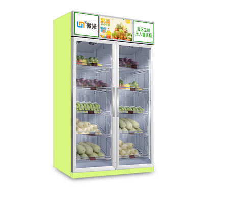 Bulk 20℃ Vegetable Vending Machine Weight Sensing Intelligent Fresh Refrigerator