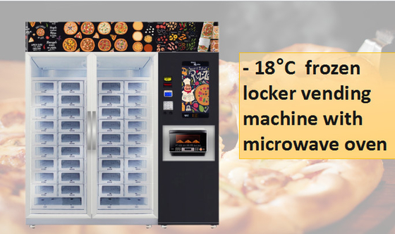 24V Electric Heating 662 Capacity Pizza Vending Machine Micron Smart Vending Machine