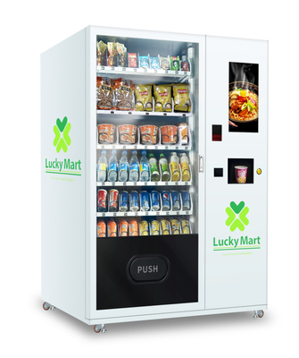 110V Instant Noodle Hot Water Tea Coffee Vending Machine With Touch Screen