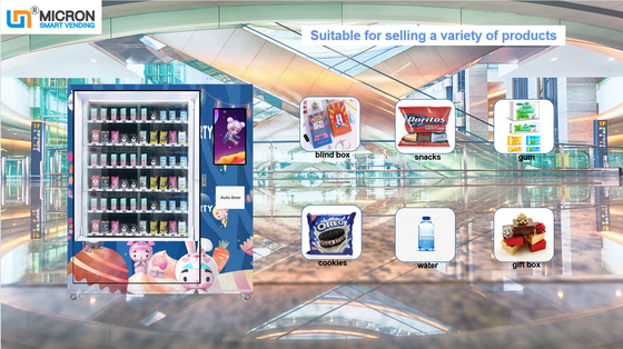 Automatic Vending Machine With Remote Control Touch Screen Vending Machine Smart System