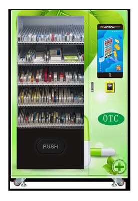 Automatic Hotel Cigarette Vending Machine With Advertising Screen Monitor, 22 inch touch screen vening machine, Micron