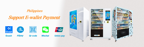 Operated 24 Hours Conveyor Vending Machine With Cashless Payment Systems